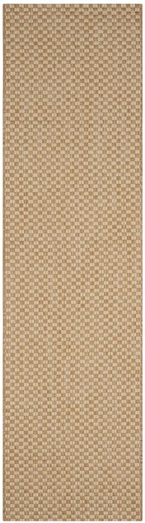 Safavieh Courtyard 8653 Power Loomed Indoor / Outdoor Rug Natural / Cream 10' x 10' Square