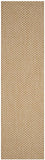 Safavieh Courtyard 8653 Power Loomed Indoor / Outdoor Rug Natural / Cream 10' x 10' Square