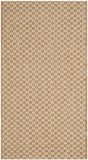 Safavieh Courtyard 8653 Power Loomed Indoor / Outdoor Rug Natural / Cream 10' x 10' Square