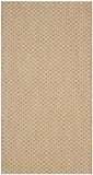 Safavieh Courtyard 8653 Power Loomed Indoor / Outdoor Rug Natural / Cream 10' x 10' Square