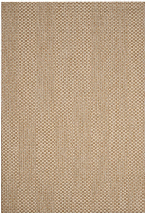 Safavieh Courtyard 8653 Power Loomed Indoor / Outdoor Rug Natural / Cream 10' x 10' Square