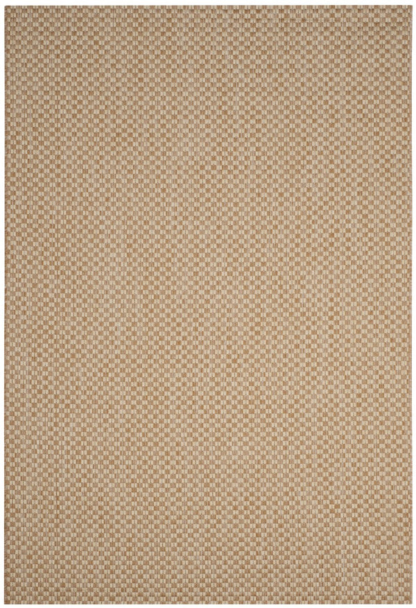 Safavieh Courtyard 8653 Power Loomed Indoor / Outdoor Rug Natural / Cream 10' x 10' Square
