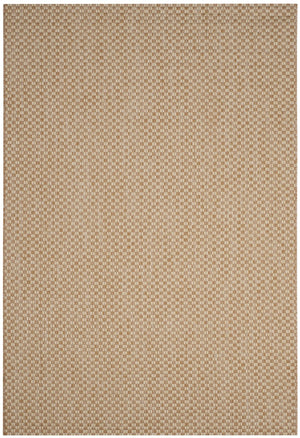 Safavieh Courtyard 8653 Power Loomed Indoor / Outdoor Rug Natural / Cream 10' x 10' Square