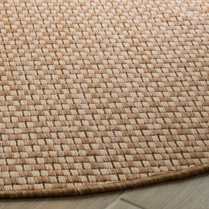Safavieh Courtyard 8653 Power Loomed Indoor / Outdoor Rug Natural / Cream 10' x 10' Square