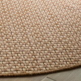 Safavieh Courtyard 8653 Power Loomed Indoor / Outdoor Rug Natural / Cream 10' x 10' Square