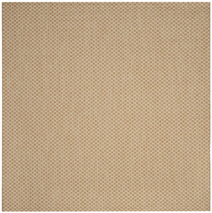 Safavieh Courtyard 8653 Power Loomed Indoor / Outdoor Rug Natural / Cream 10' x 10' Square