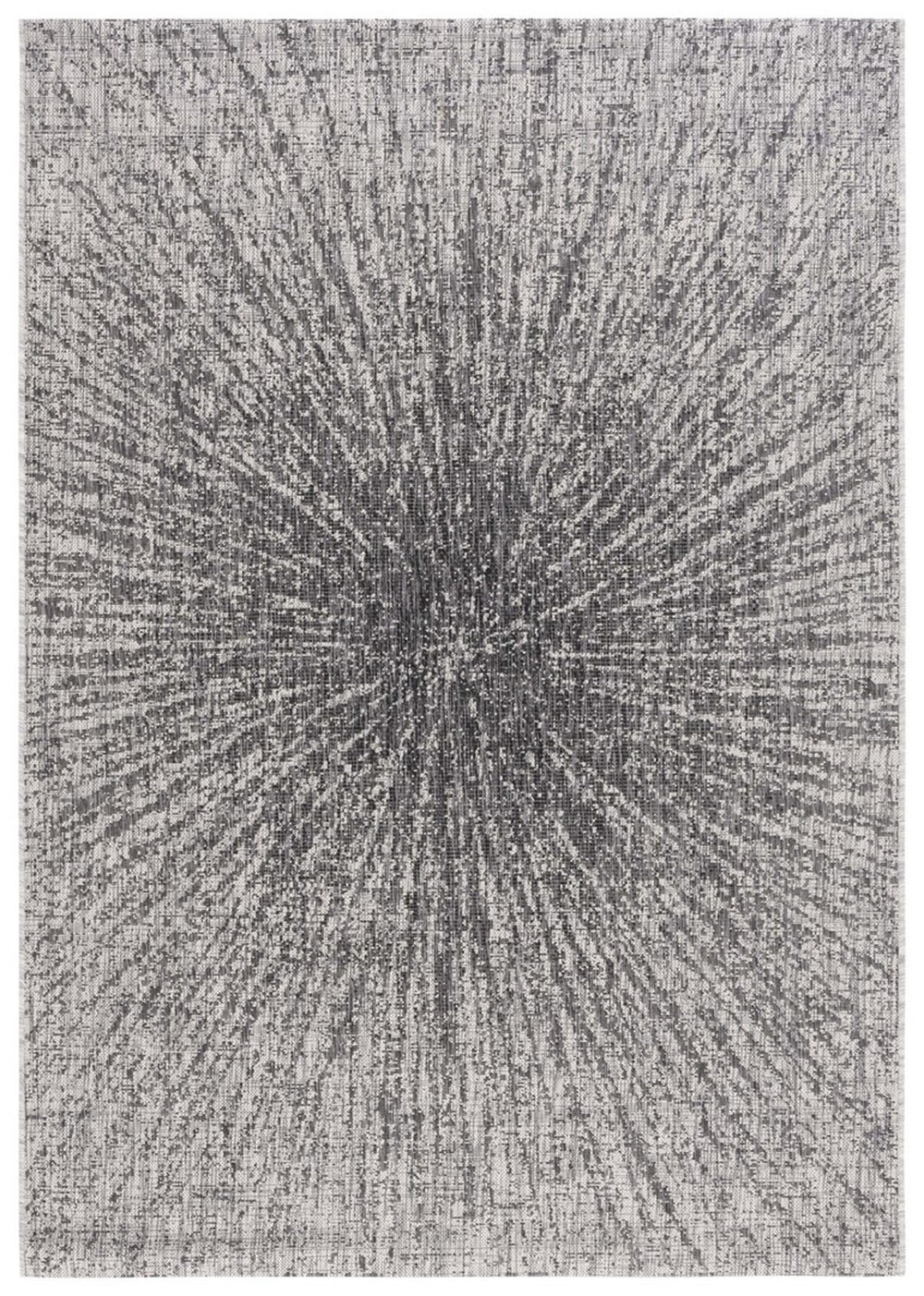 Safavieh Courtyard 8795 Power Loomed 88% Polypropylene, 12% Polyester Indoor / Outdoor Rug Grey / Black CY8795-37612-8