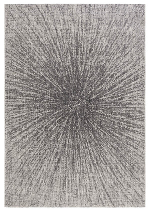 Safavieh Courtyard 8795 Power Loomed 88% Polypropylene, 12% Polyester Indoor / Outdoor Rug Grey / Black CY8795-37612-8