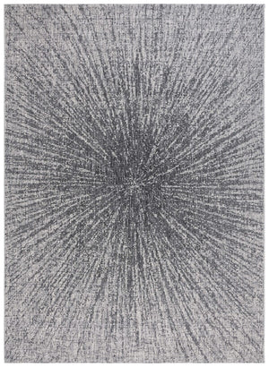 Safavieh Courtyard 8795 Power Loomed 88% Polypropylene, 12% Polyester Indoor / Outdoor Rug Grey / Black CY8795-37612-8