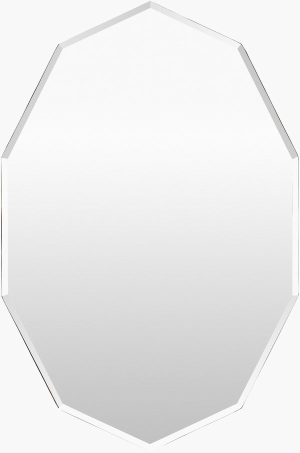 Surya Crystalline Minimalist Modern 15"H X 24"W Mirror – Elegant Design For Timeless Home Decor Style  Mirror Cya101-1524