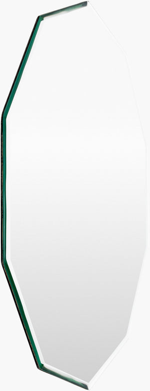 Surya Crystalline Minimalist Modern 15"H X 24"W Mirror – Elegant Design For Timeless Home Decor Style  Mirror Cya101-1524