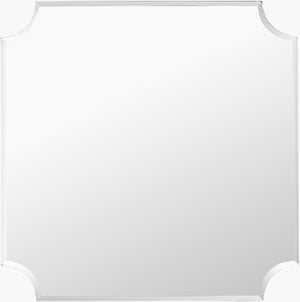 Surya Crystalline 18"H X 18"W Modern Accent Mirror – Stylish Decor Enhancer, Made In India, Easy Care!  Mirror Cya103-1818