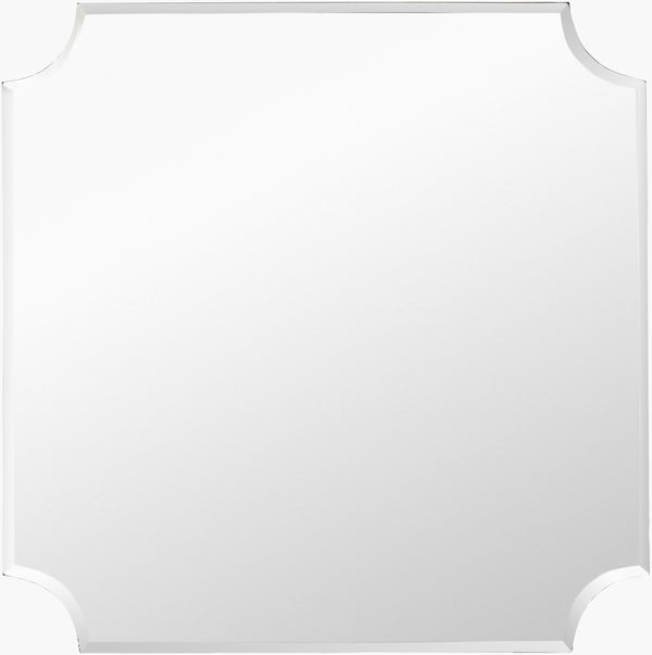 Surya Crystalline 18"H X 18"W Modern Accent Mirror – Stylish Decor Enhancer, Made In India, Easy Care!  Mirror Cya103-1818