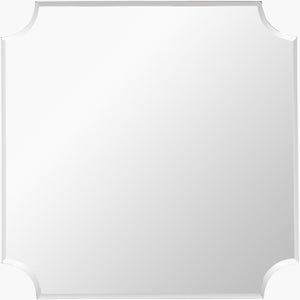 Surya Crystalline Minimalist Modern 15"H X 24"W Mirror – Elegant Design For Timeless Home Decor Style  Mirror Cya103-2424