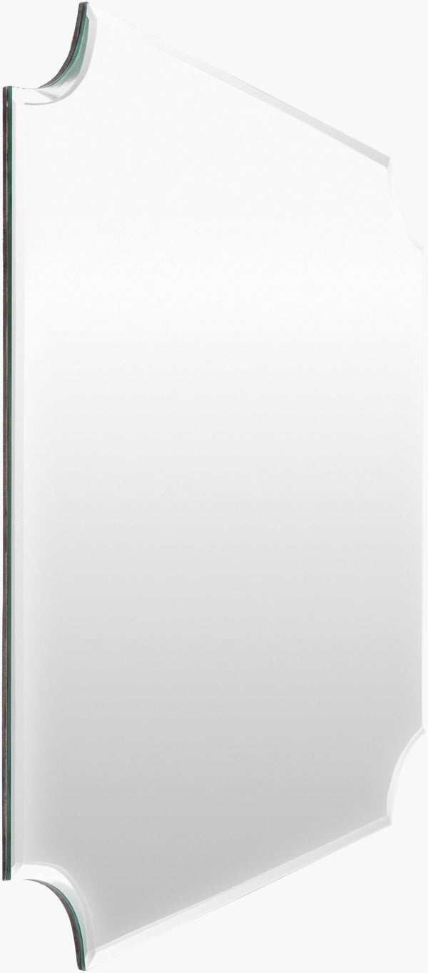 Surya Crystalline Minimalist Modern 15"H X 24"W Mirror – Elegant Design For Timeless Home Decor Style  Mirror Cya103-2424