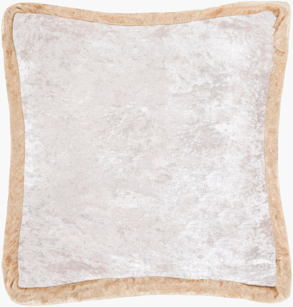 Surya Cyber 20" X 20" Luxurious Velvet Accent Pillow – Modern Decor Essential With 30-day Warranty Light Slate Viscose,Viscose Cyb004-2020p