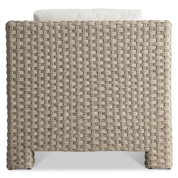 Bernhardt Bernhardt Trieste Outdoor Chair With Deep All-Weather Wicker, Ergonomic Cushions & Modern Geometry - Made to Order O1413A