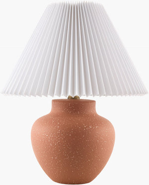 Livabliss Clayden Arts and Crafts Table Lamp with Linen Felt Shade for Warm Ambient Glow CYDN-001