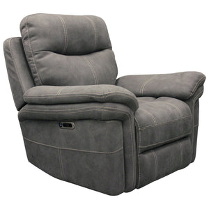 Parker House Parker Living Mason - Carbon Power Recliner Carbon 100% Polyester (W) MMA#812PH-CRB