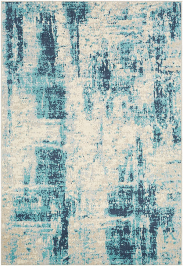 Livabliss City Light Collection Geometric Polypropylene Area Rug for Modern Living Spaces CYL2334-5373