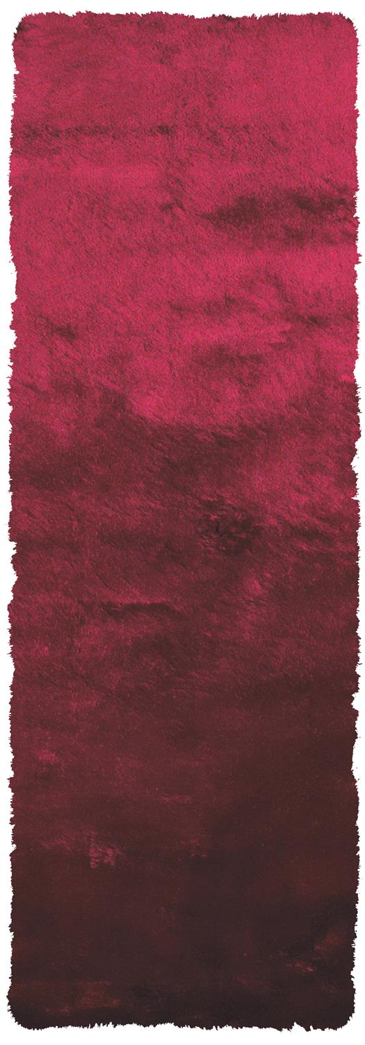 Feizy Rugs Indochine Plush Hand-tufted Polyester Shag Rug - Luxurious High Pile For Contemporary Spaces Red,Purple Polyester 4944550fcby000i26