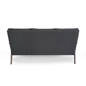 English Elm Christopher Knight Home® - Athena Charcoal Grey Mid-Century 3-Seater Waffle Stitch Tufted Sofa with Rubberwood Legs, 66" 65344.00BLK