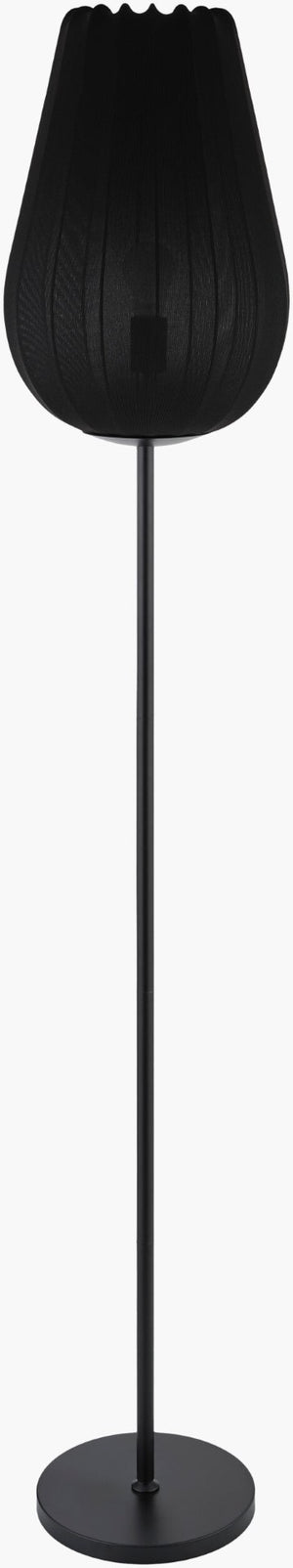 Livabliss Cayo Art Deco Iron Task Floor Lamp with Linen Shade for Home Office Reading Nooks CYO-003