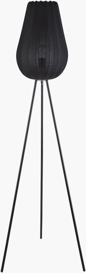 Livabliss Cayo Art Deco Iron Task Floor Lamp with Linen Shade for Reading or Home Office CYO-004