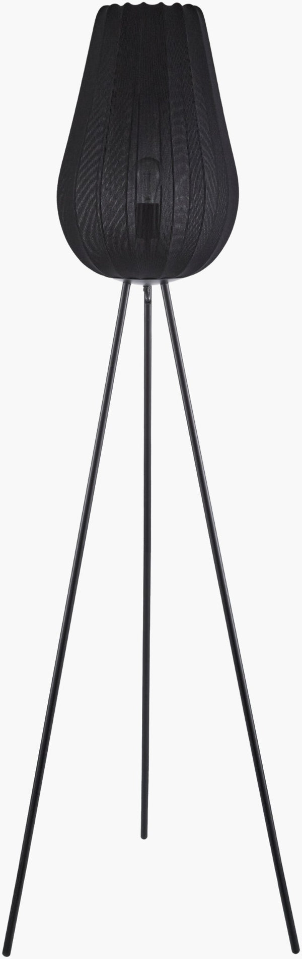 Livabliss Cayo Art Deco Iron Task Floor Lamp with Linen Shade for Reading or Home Office CYO-004