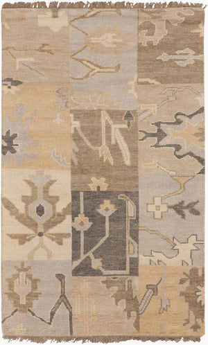 Surya Cypress Handmade 5' X 8' Wool Rug - Durable, Hand-knotted Indian Design For Timeless Elegance Ivory Wool Cyp1002-58