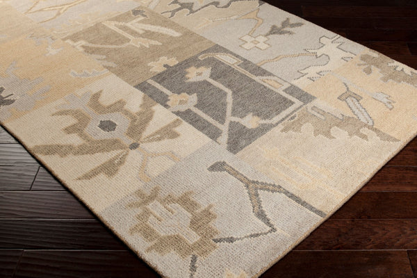 Surya Cypress Handmade 5' X 8' Wool Rug - Durable, Hand-knotted Indian Design For Timeless Elegance Ivory Wool Cyp1002-58