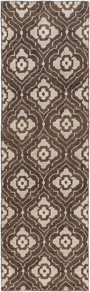 Surya Cypress Handmade 5' X 8' Wool Rug - Durable, Hand-knotted Indian Design For Timeless Elegance Dark Brown Wool Cyp1013-268