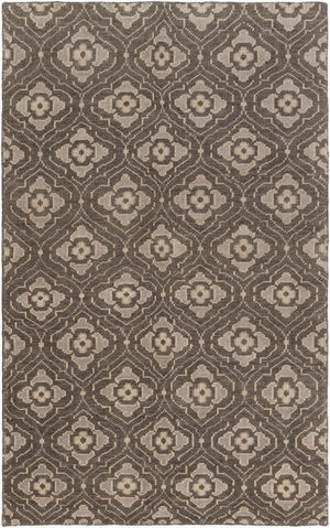 Surya Cypress Handmade 5' X 8' Wool Rug - Durable, Hand-knotted Indian Design For Timeless Elegance Charcoal Wool Cyp1015-58