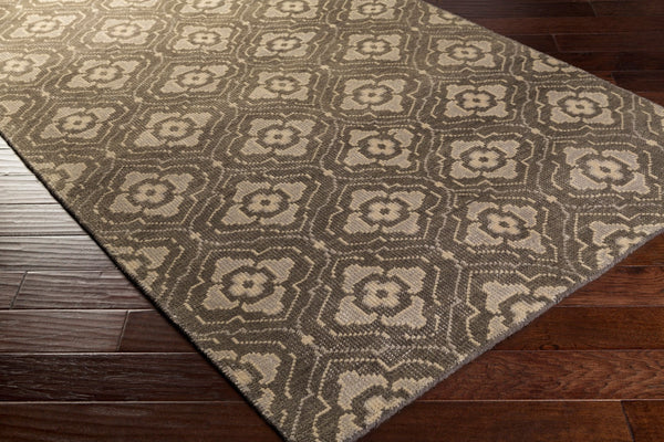 Surya Cypress Handmade 5' X 8' Wool Rug - Durable, Hand-knotted Indian Design For Timeless Elegance Charcoal Wool Cyp1015-811