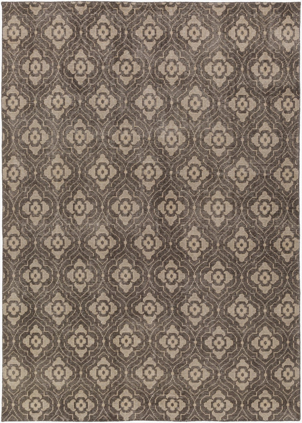 Surya Cypress Handmade 5' X 8' Wool Rug - Durable, Hand-knotted Indian Design For Timeless Elegance Charcoal Wool Cyp1015-811