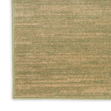 Nourison Essentials NRE01 Machine Made Power-loomed Borderless Design Indoor/Outdoor Outdoor Modern Rug Green Gold, Green Gold 100% Polypropylene 99446917218