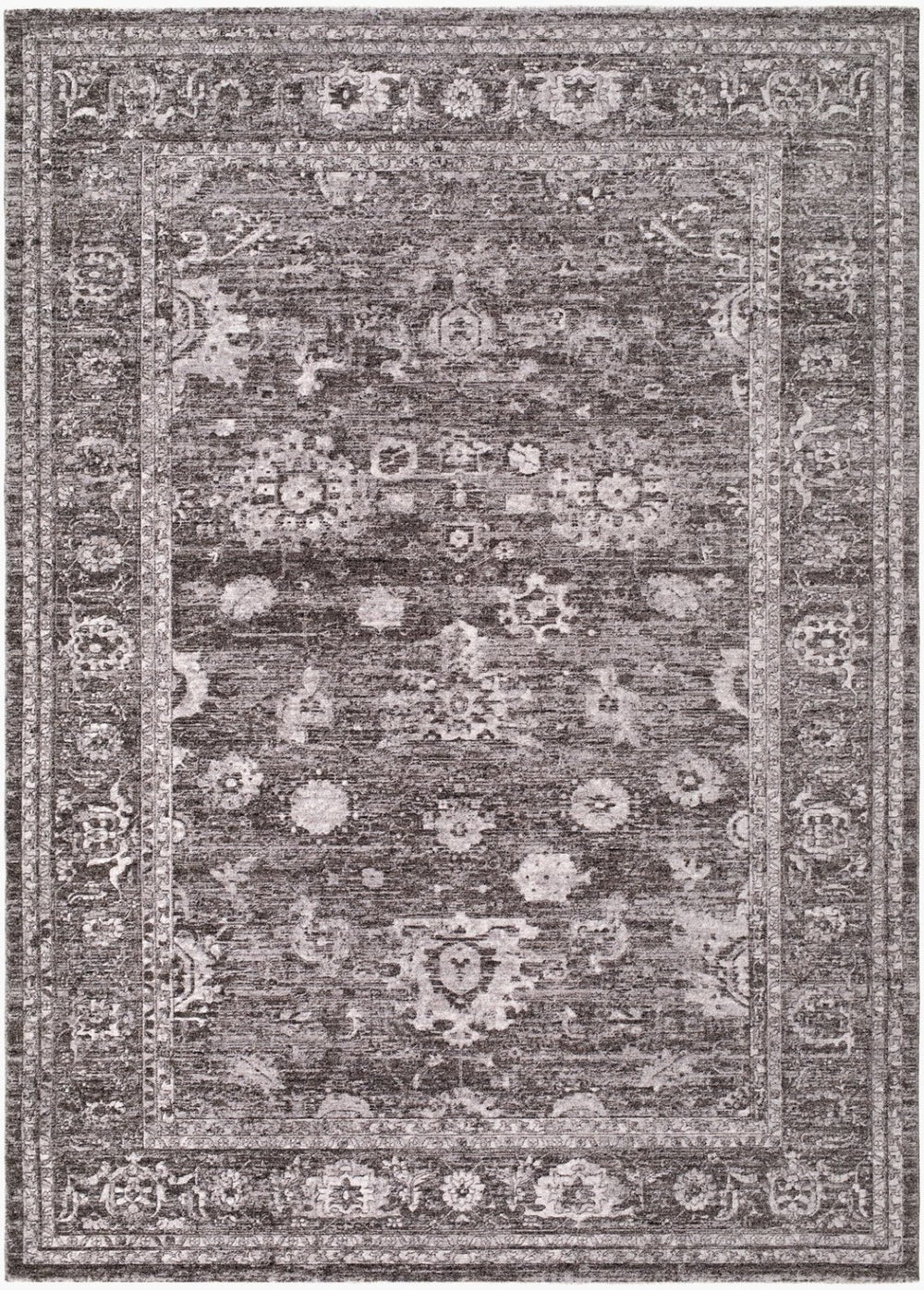 Livabliss Cyrus Traditional Turkish Area Rug Medium Pile Polyester Fringe Living Room Floor Medium Green, M 9' x 12' CYR2302-912