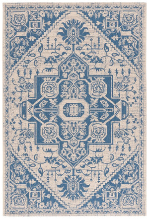 Safavieh Cys2018 Power Loomed Indoor / Outdoor Rug Beige / Blue CYS6000-233-5176