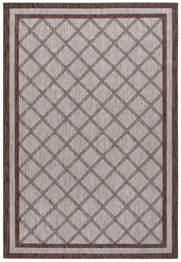 Safavieh Cys2018 Power Loomed Indoor / Outdoor Rug Beige / Brown CYS8003-363-57