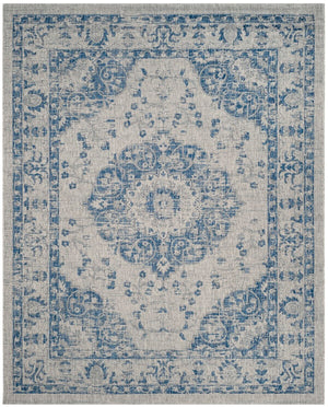 Safavieh Cys2018 Power Loomed Indoor / Outdoor Rug Grey / Navy CYS8679-368-57