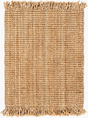 Livabliss Chunky Naturals Handwoven Jute Flatweave Area Rug for Bohemian Farmhouse Living Rooms Light Brown 2' x 3' CYT2300-23