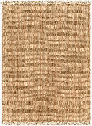 Livabliss Chunky Naturals Handwoven Jute Flatweave Area Rug for Bohemian Farmhouse Living Rooms Light Brown 7'6" x 9'6" CYT2300-7696