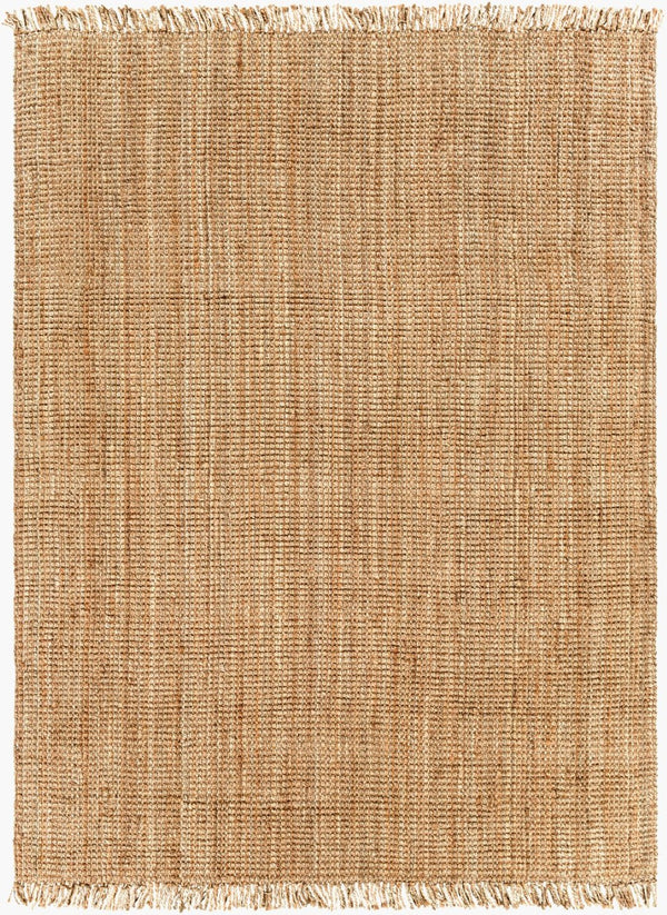 Livabliss Chunky Naturals Handwoven Jute Flatweave Area Rug for Bohemian Farmhouse Living Rooms Light Brown 7'6" x 9'6" CYT2300-7696