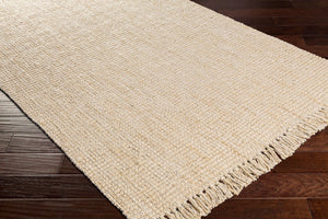Livabliss Chunky Naturals Handwoven Jute Flatweave Rug Artisan Cottage Style for Living Rooms Cream 2'6" x 10' CYT2301-2610