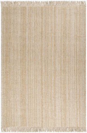 Livabliss Chunky Naturals Handwoven Jute Flatweave Rug Artisan Cottage Style for Living Rooms Cream 7'6" x 10'6" CYT2301-76106