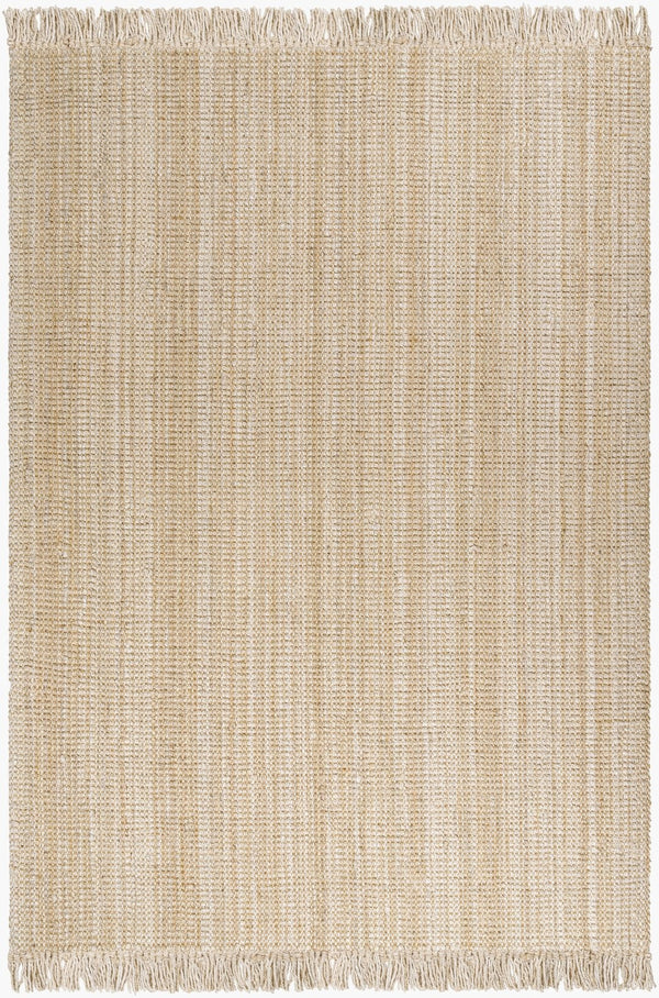 Livabliss Chunky Naturals Handwoven Jute Flatweave Rug Artisan Cottage Style for Living Rooms Cream 7'6" x 10'6" CYT2301-76106