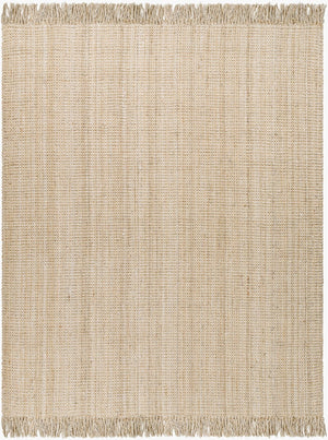 Livabliss Chunky Naturals Handwoven Jute Flatweave Rug Artisan Cottage Style for Living Rooms Cream 7'6" x 9'6" CYT2301-7696
