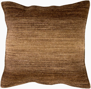 Surya Chaz Luxurious 18" Accent Pillow - Soft Wool, Elegant Design, Perfect For Home Comfort And Style Brown Wool Cz004-1818p