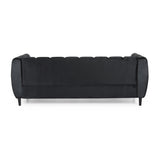 Christopher Knight Home® - Noble House - Bobran Modern Velvet 3 Seater Sofa