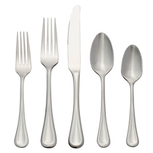 Lenox Oneida Virage 20 Piece Everyday Flatware Set, Service for 4 Metallic, STAINLESS METAL B141020AL20